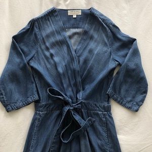 Anthropologie Denim Jumpsuit